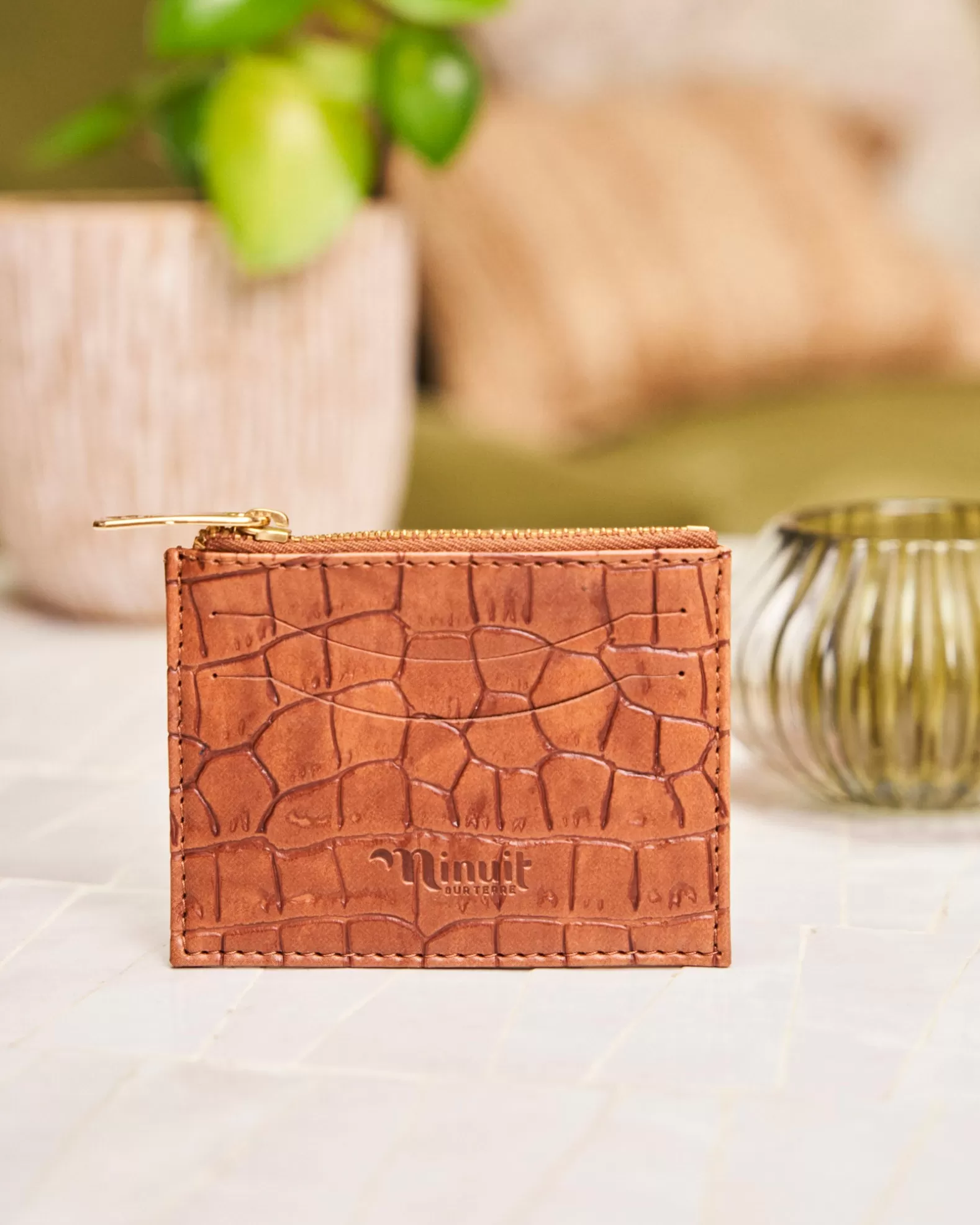 Minuit sur Terre Vivace Camel Croco Flash Sale